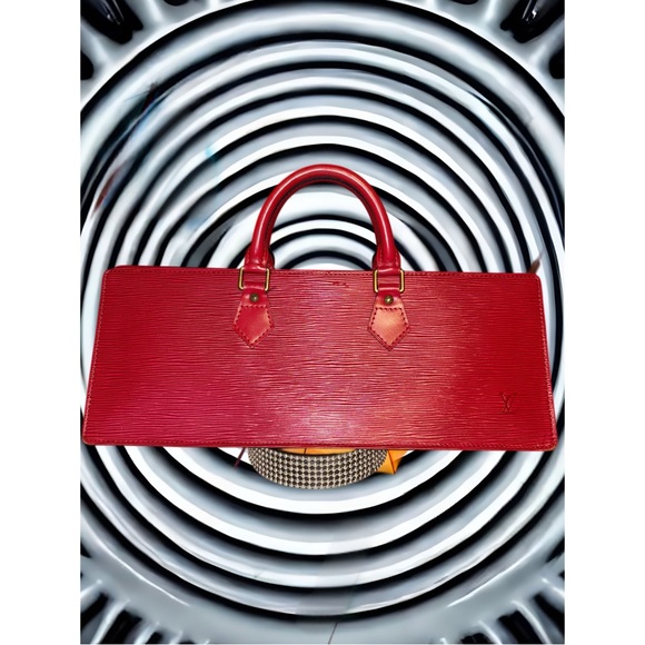 Louis Vuitton Red Epi Triangle Bag! - Picture 9 of 12